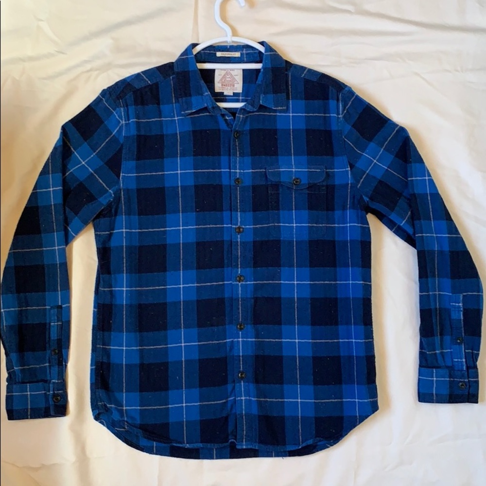 Black and Blue Plaid Flannel